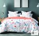 KITEX - King Size Peach Colour Floral Printed Design Bedsheet RLX90 - 4064 B