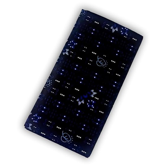 100% Cotton Printed Unstitched Economy Lungi For Men - Blue colour