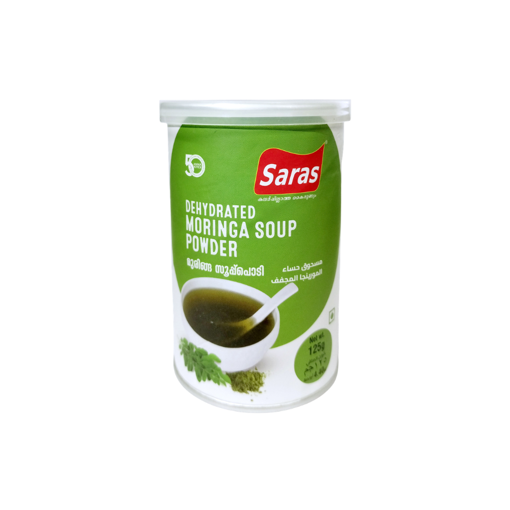 Dehydrated Moringa Soup Powder 125 g ,pack of 1  Instant Herbal Soup Powder with Natural Moringa Leaves| Nutritious & Tasty| No Preservatives