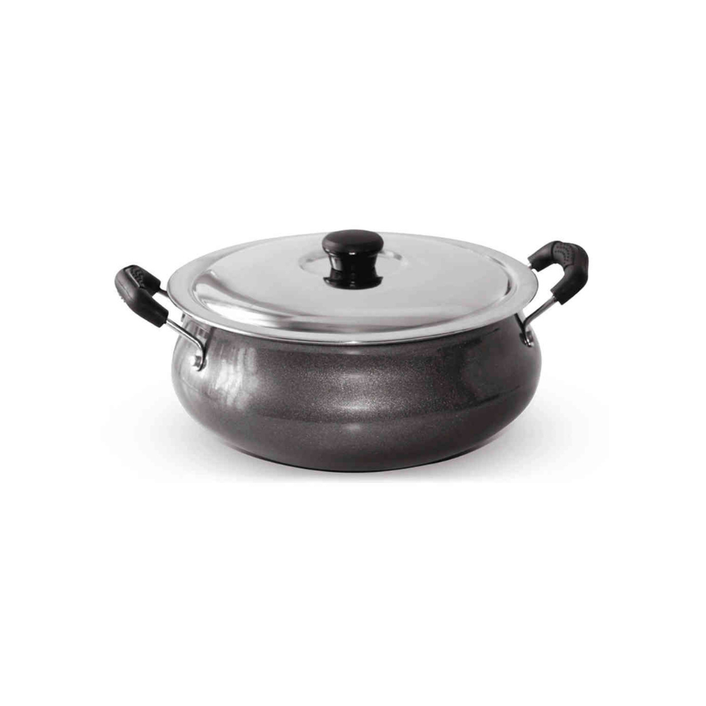 Non Stick Curry Chatty | Dia 21 cm| Capacity 3 L