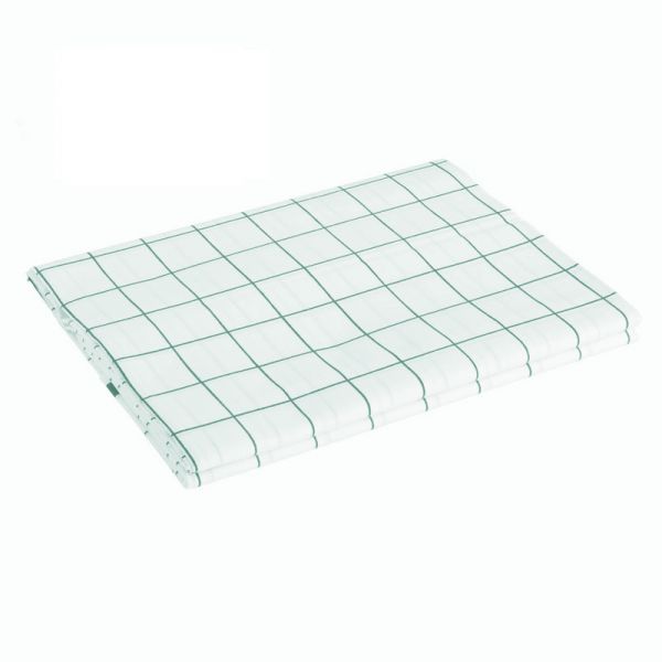 100% Cotton men's unstitched white check lungi - supreme white check - Pack Of 1 - Green