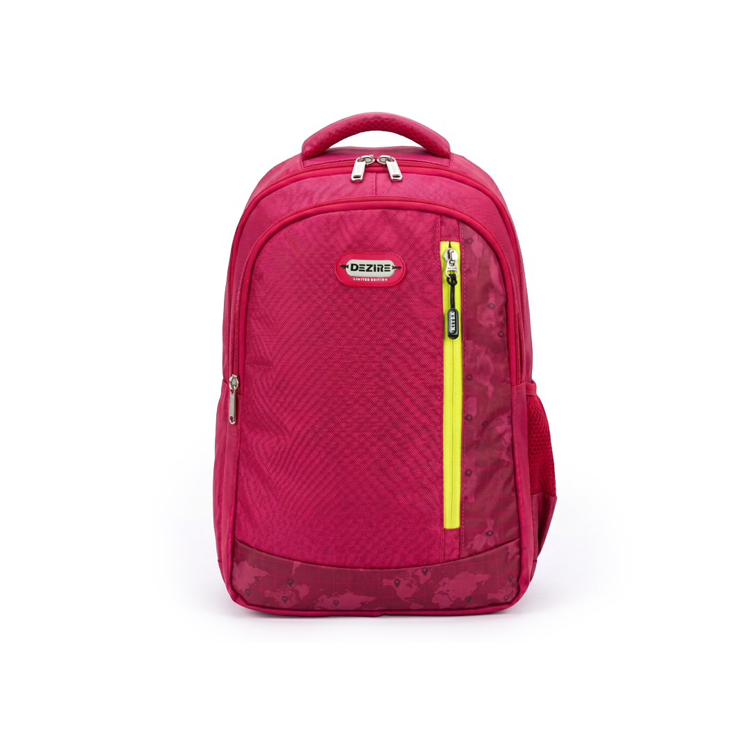 School & College Backpack for Boys & Girls | Office Back pack | Travel back pack | Dezire D 2657 | Red Colour