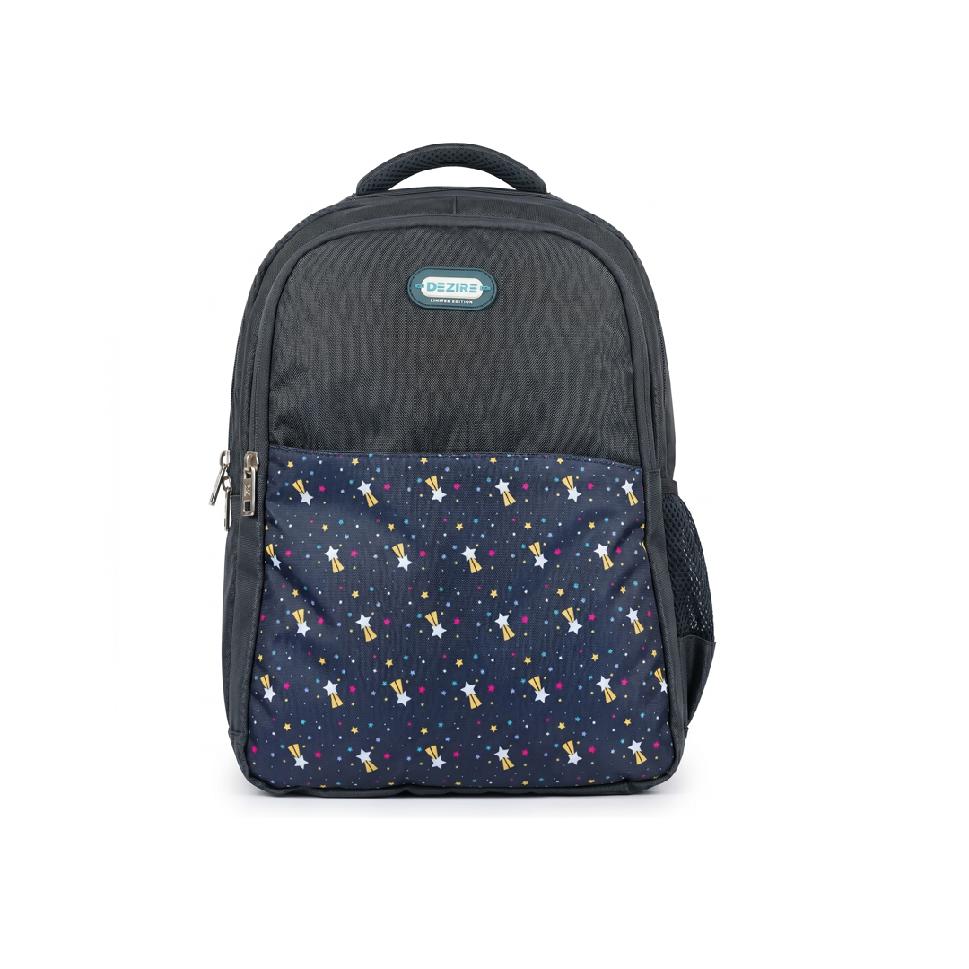 School & College Backpack for Boys & Girls | Office Back pack | Travel back pack | Dezire D 2652 | Black Colour