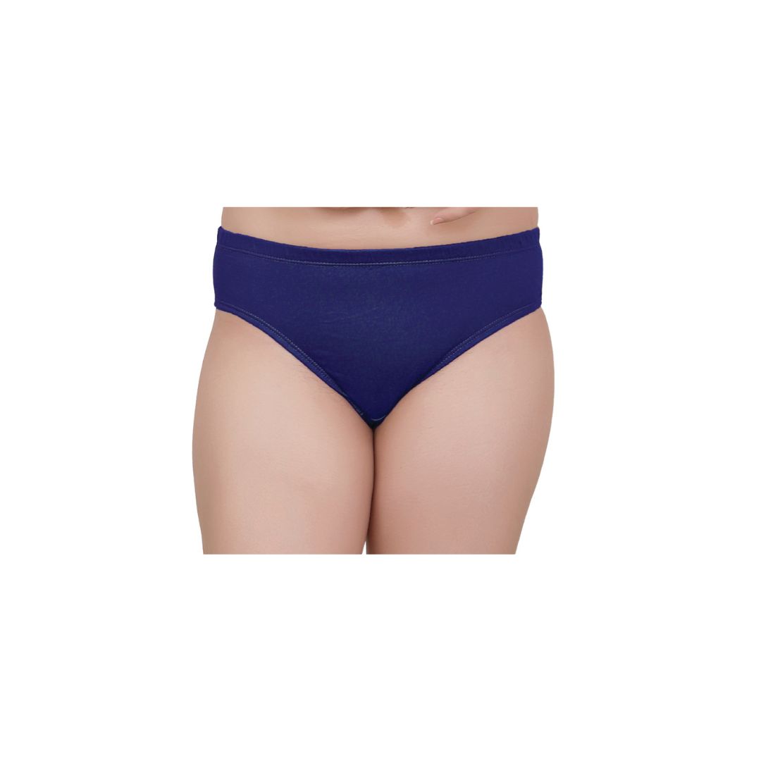 Cotton Hipster Panties for Women(Pack of 3) | Inner Elastic | Full Coverage | Grip Fit | Esme