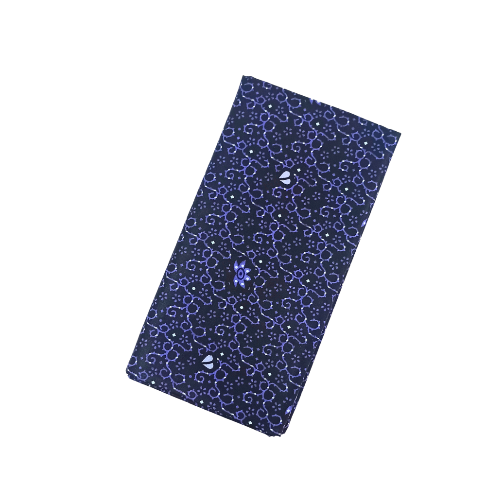 100% Cotton Printed Unstitched Economy Lungi for Men - Violet | Comfortable Traditional Wear