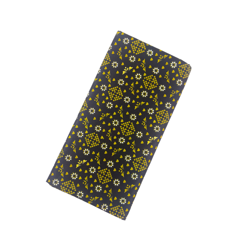 100% Cotton Printed Unstitched Medium Lungi for Men -Green| Comfortable Traditional Wear