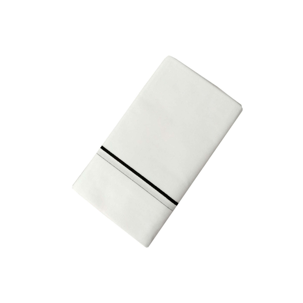 Single Dhoti For Men | 100% Cotton White Narrow Border | Black Border |  Smart Line Narrow