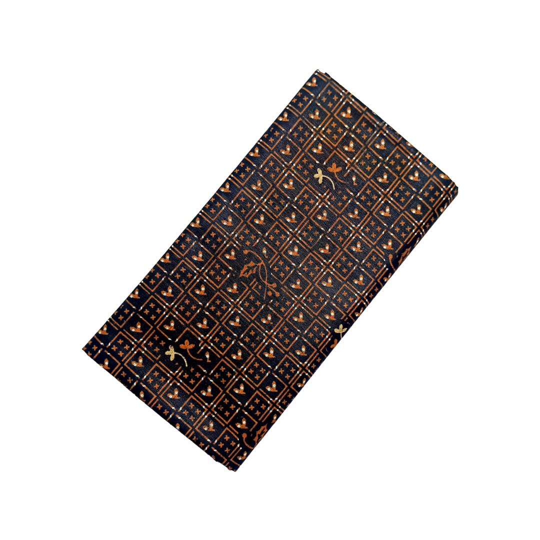 100% Cotton Unstitched Printed Lungi For Men | Daily Comfort - Brown | Comfortable Traditional Wear