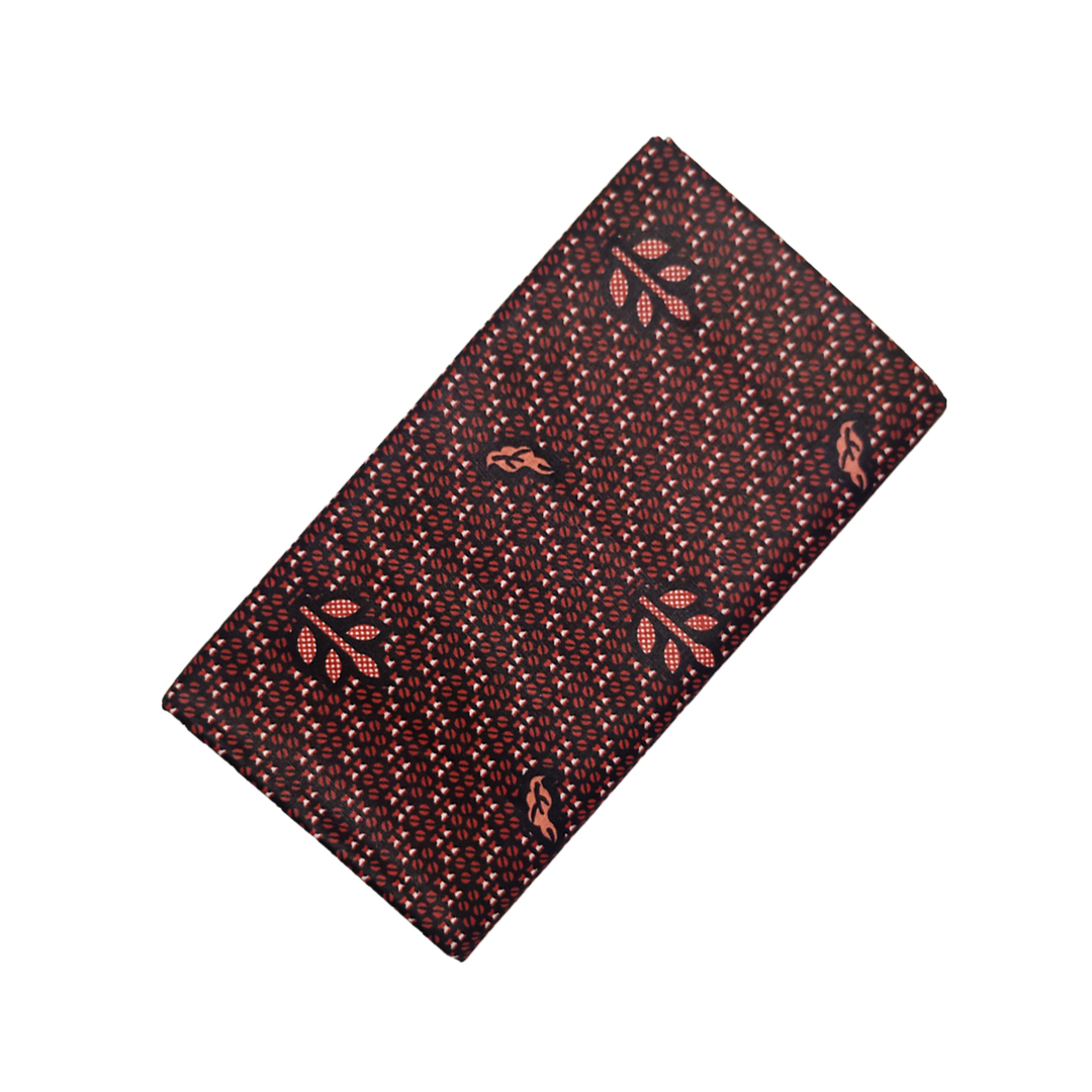 100% Cotton Unstitched Printed Lungi For Men | Royal Crown - Red | Comfortable Traditional Wear